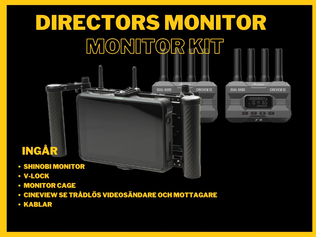Trådlös monitor - directors monitor 
