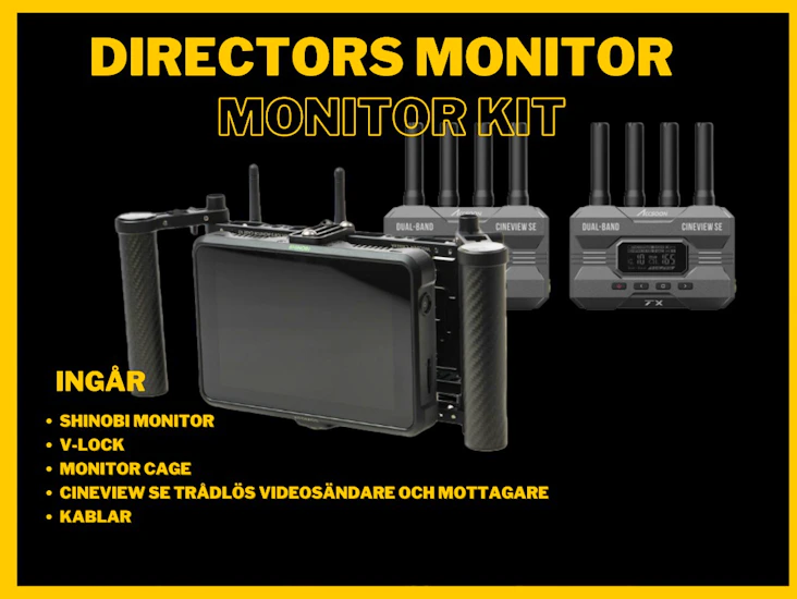 Trådlös monitor - directors monitor