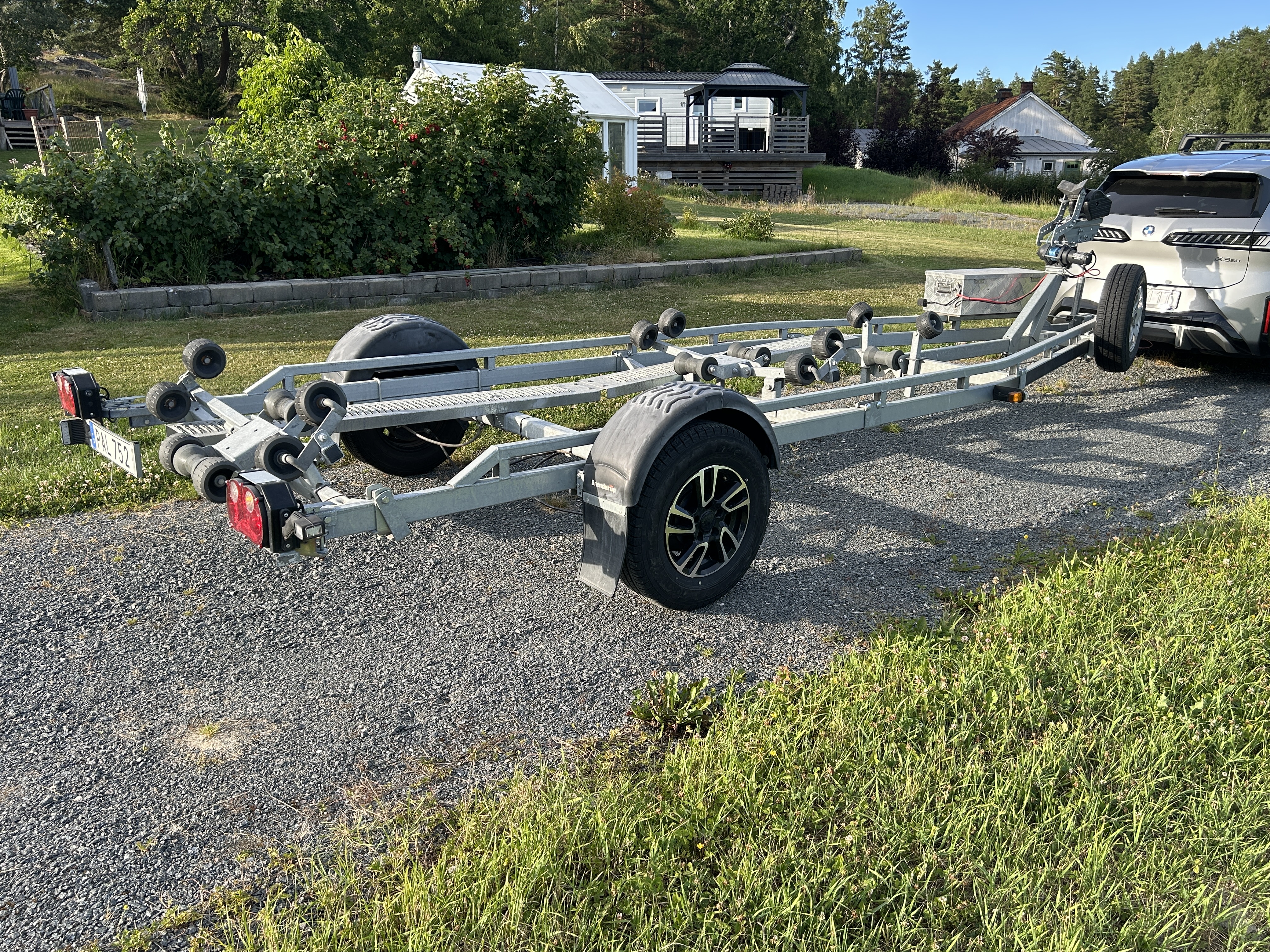 Båttrailer 1800 kg, 80 km/tim