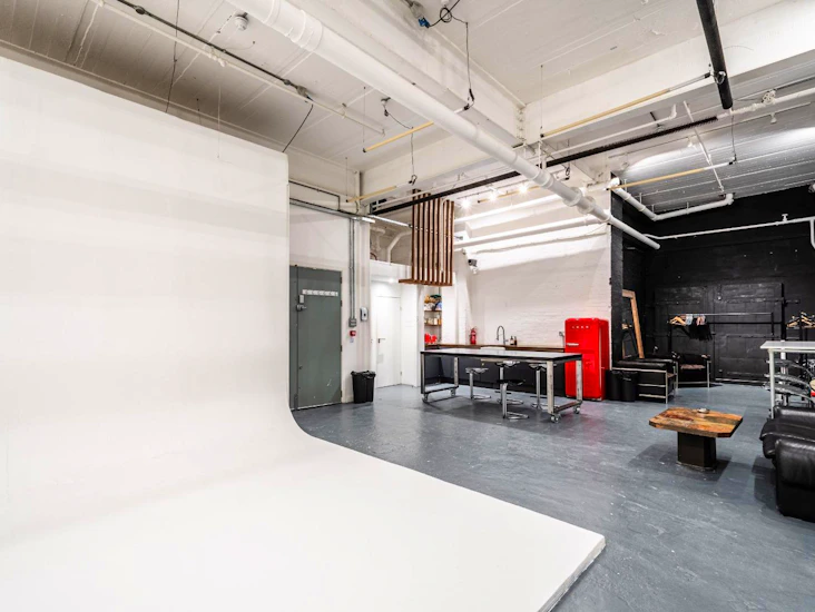 Photography studio - plain white studio