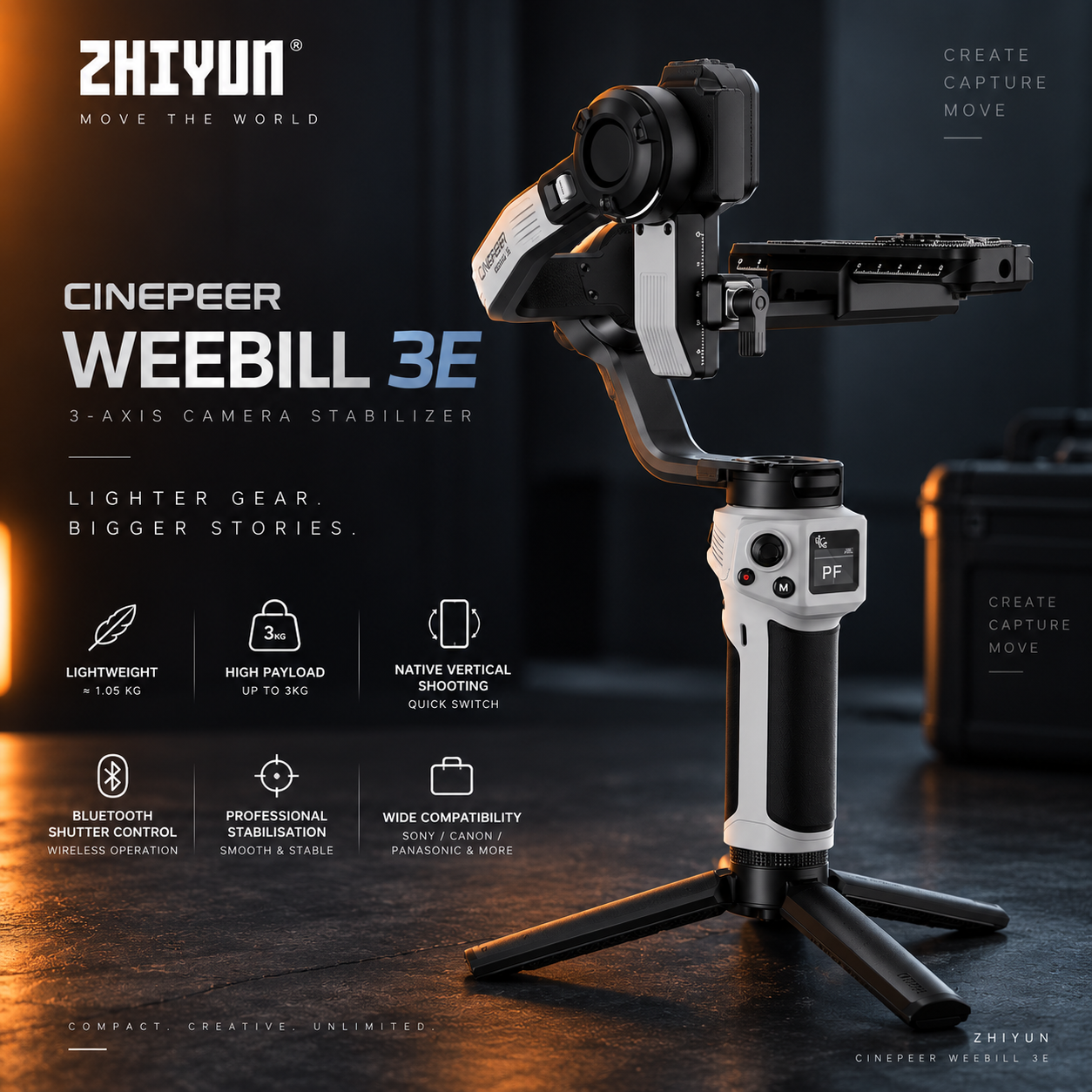 Zhiyun cinepeer weebill 3e gimbal 