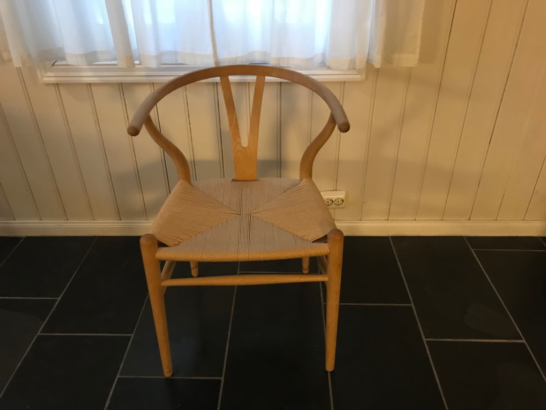 Y-stoler hvitoljet eik