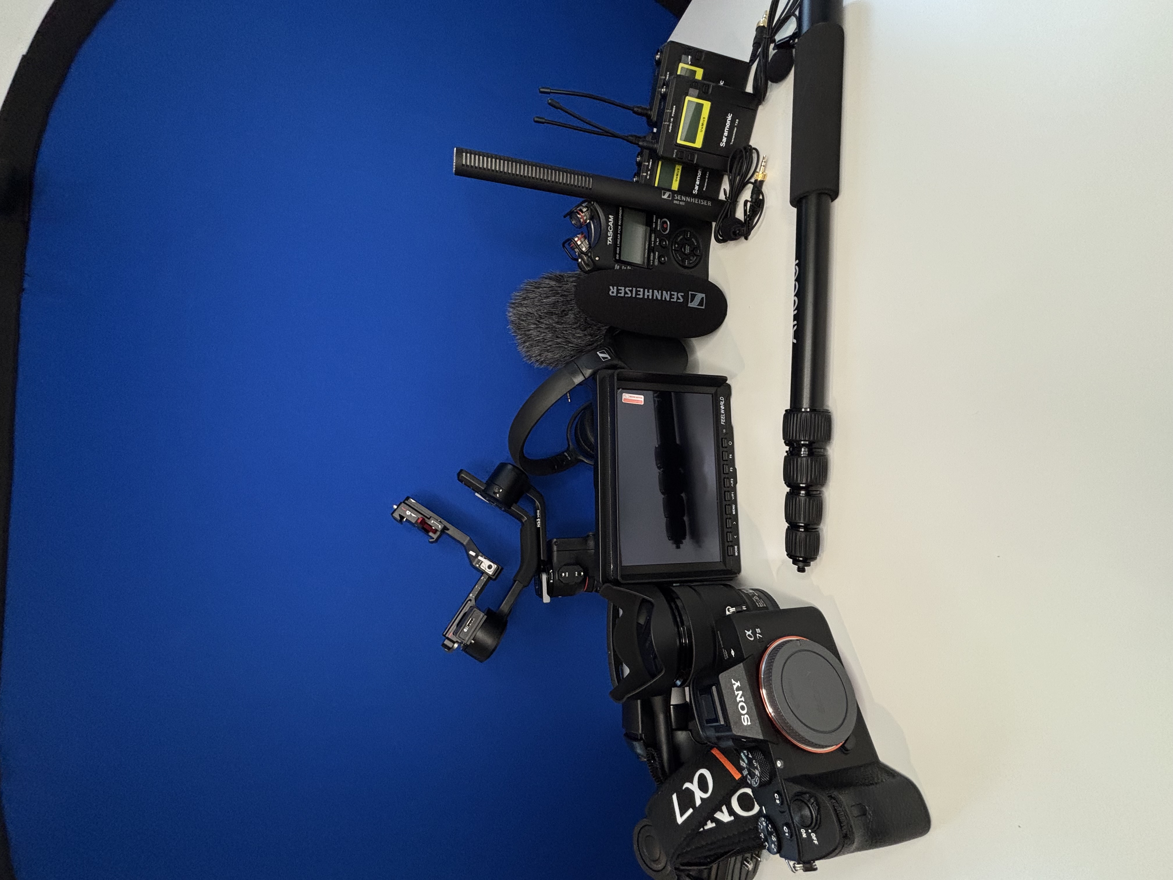 Full production camera and sound kit hire