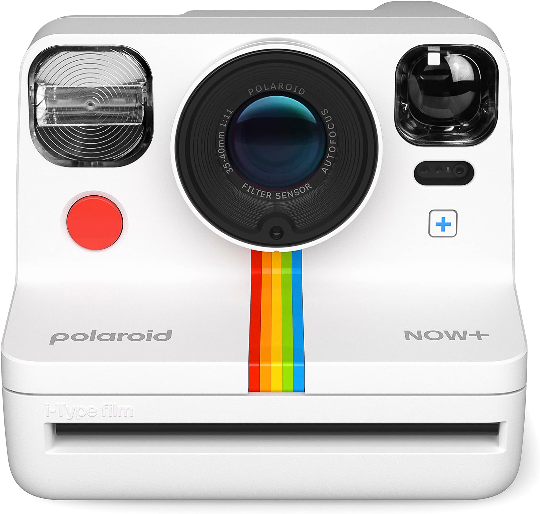 Polaroid now+ 2nd generation i-type instant film bluetooth connected app controlled camera - white 