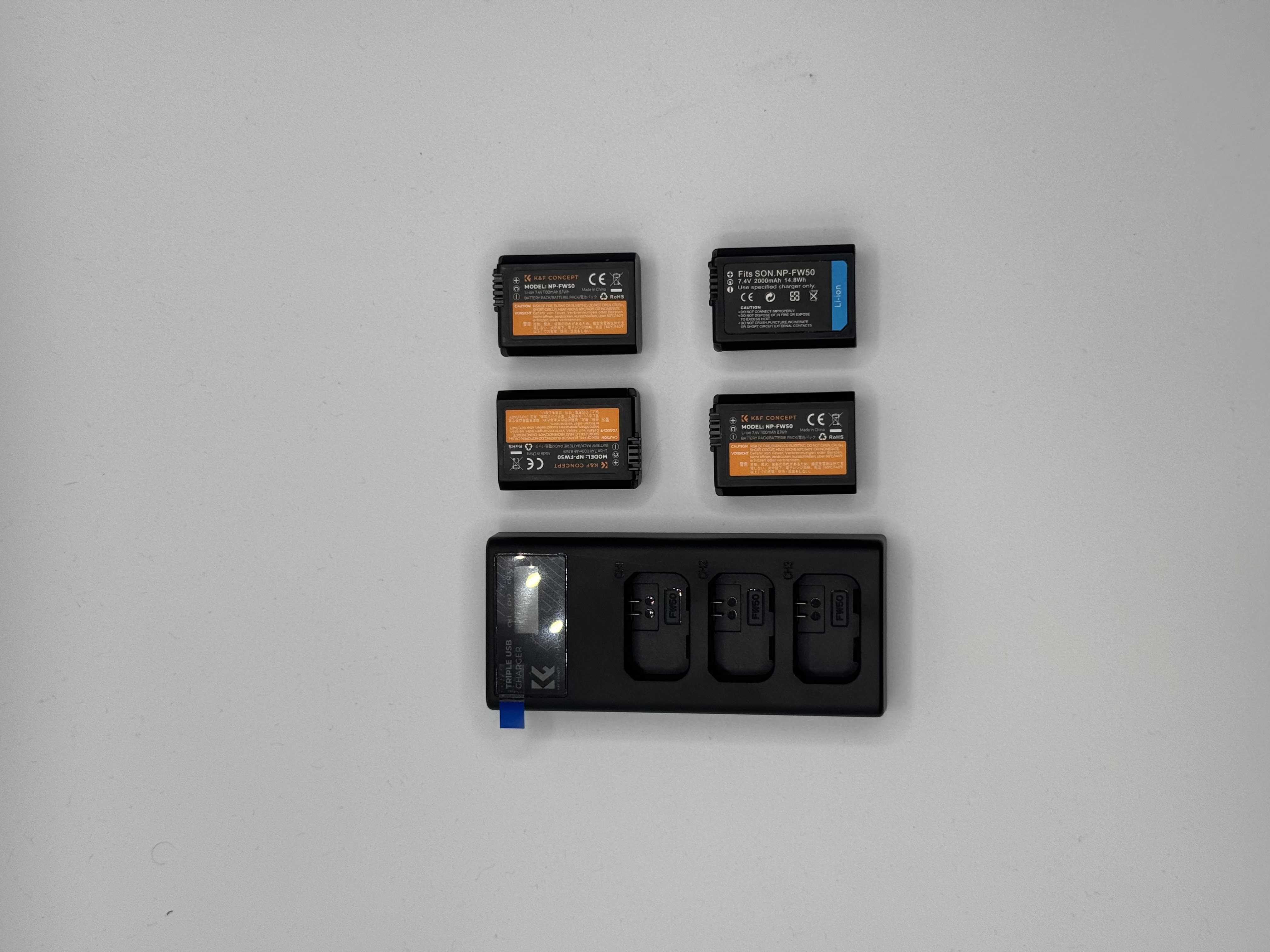 Sony a7ii spare batteries np-fw50 