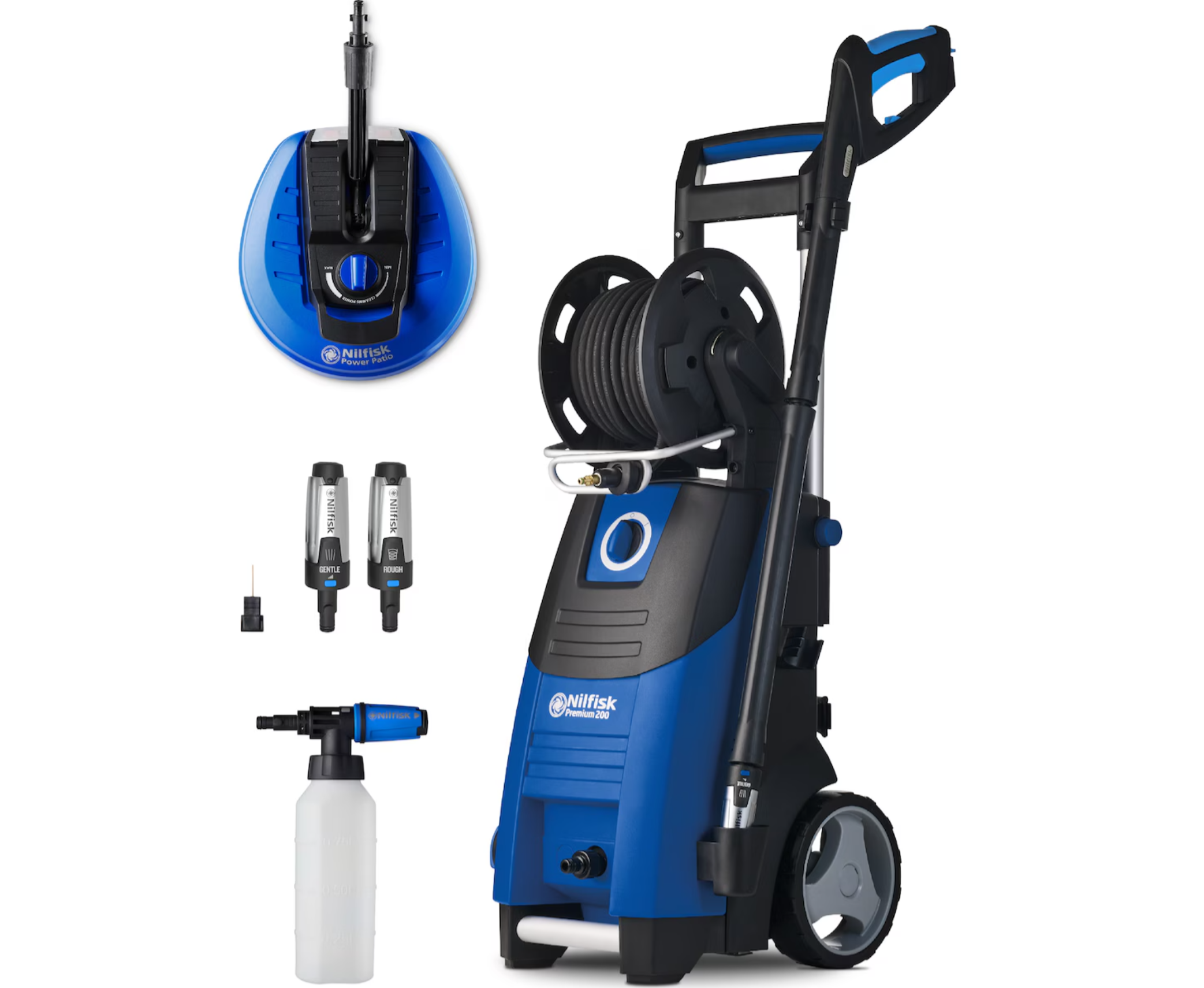 Nilfisk premium 200-15 høytrykkspyler med power patio