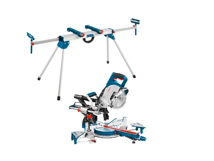 Bosch 1600w kap- & gersåg med stativ