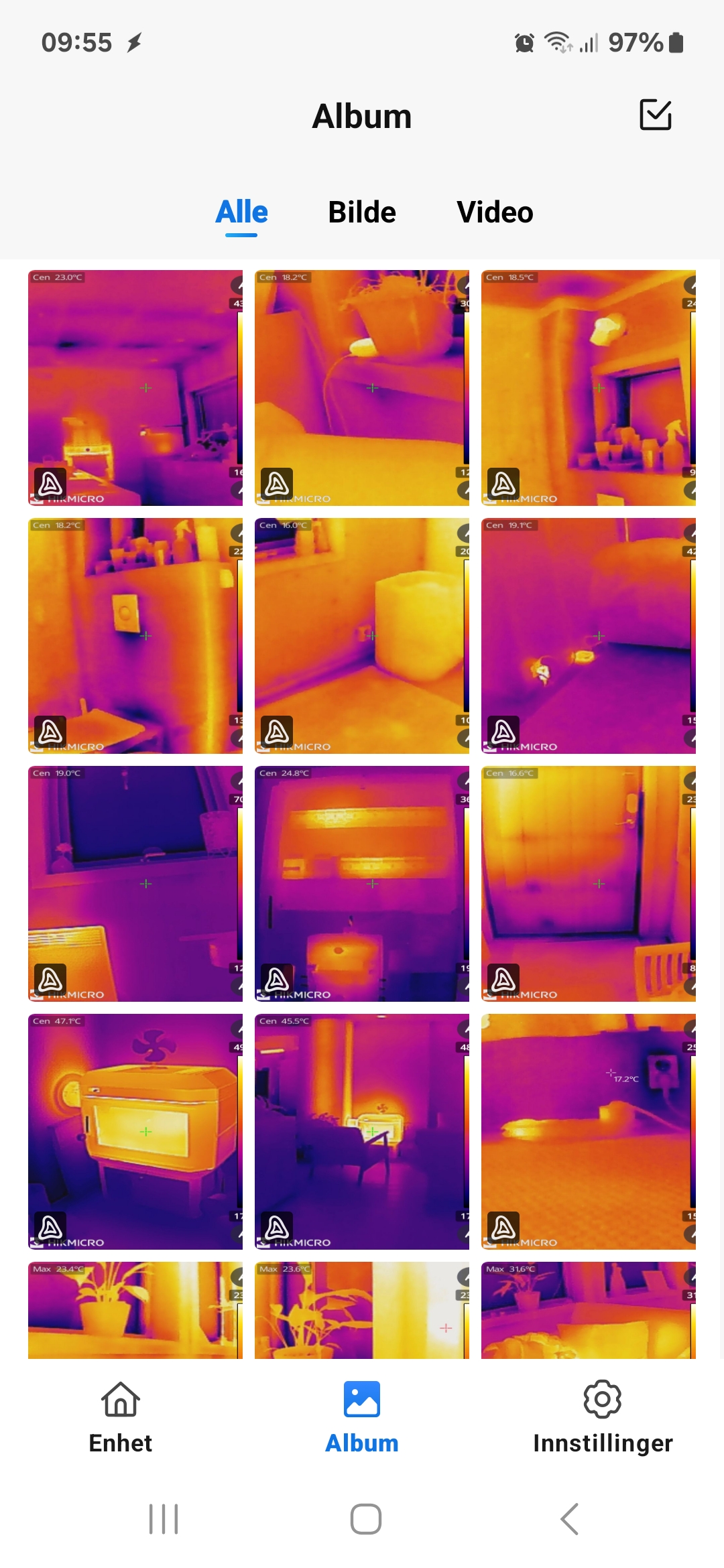 Termografikamera hikmicro mini2