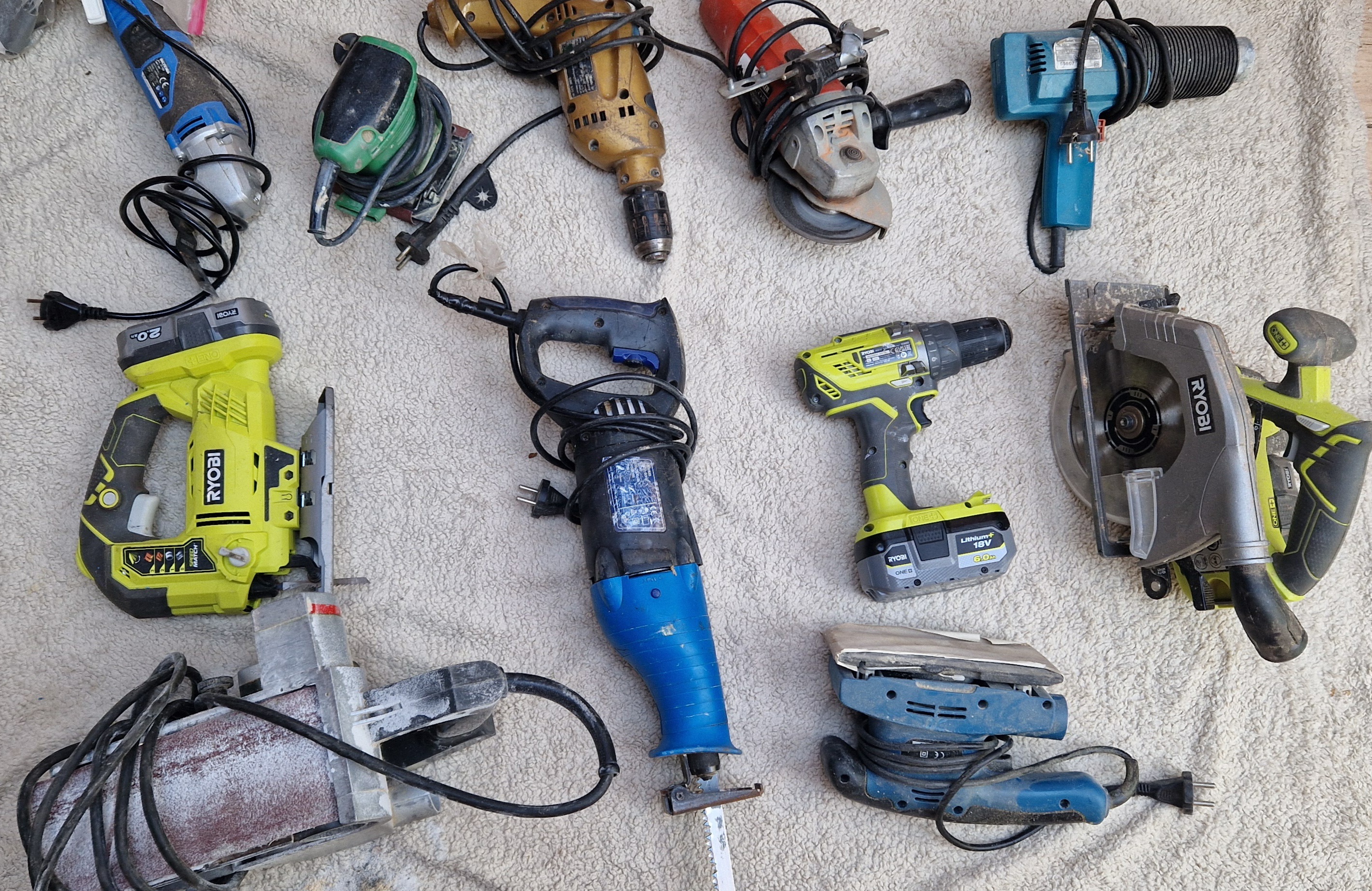 Elverktyg (11 st olika). brännö