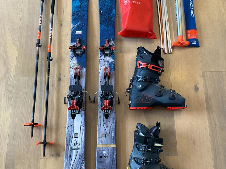 Toppturpakke herre / 180cm og str 44