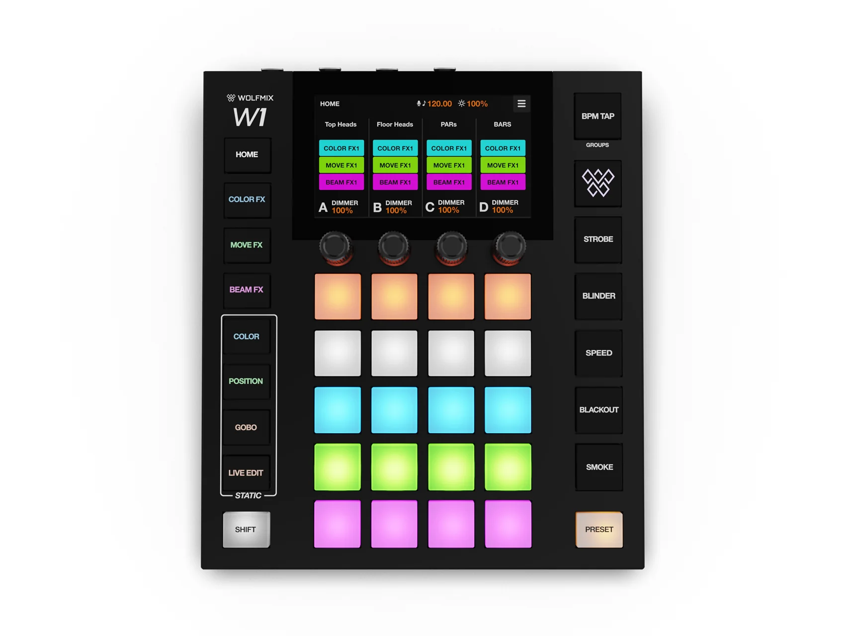 Wolfmix w1 mk3 dmx-lysmikser