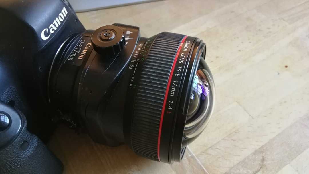 Lins tilt shift 17mm  canon 