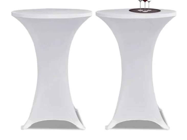 4st ståbord med överdrag