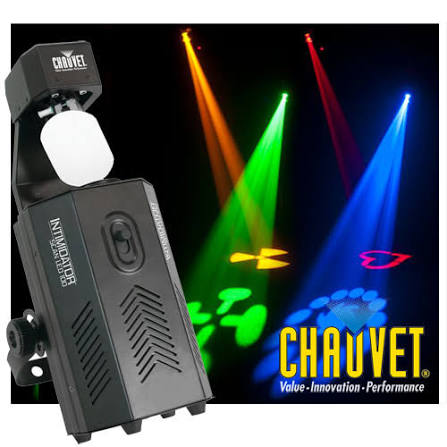 2x chauvet intimidator scan 100 led til leie
