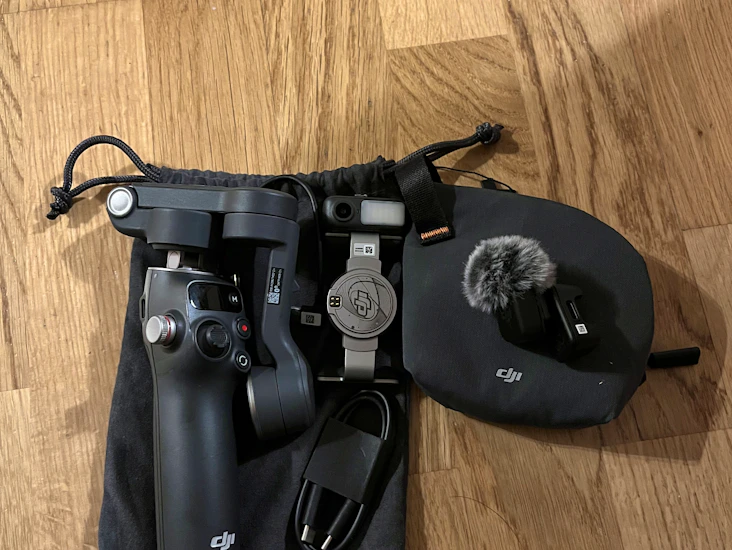 Dji osmo mobile 7p stabilisator och dji mic 1
