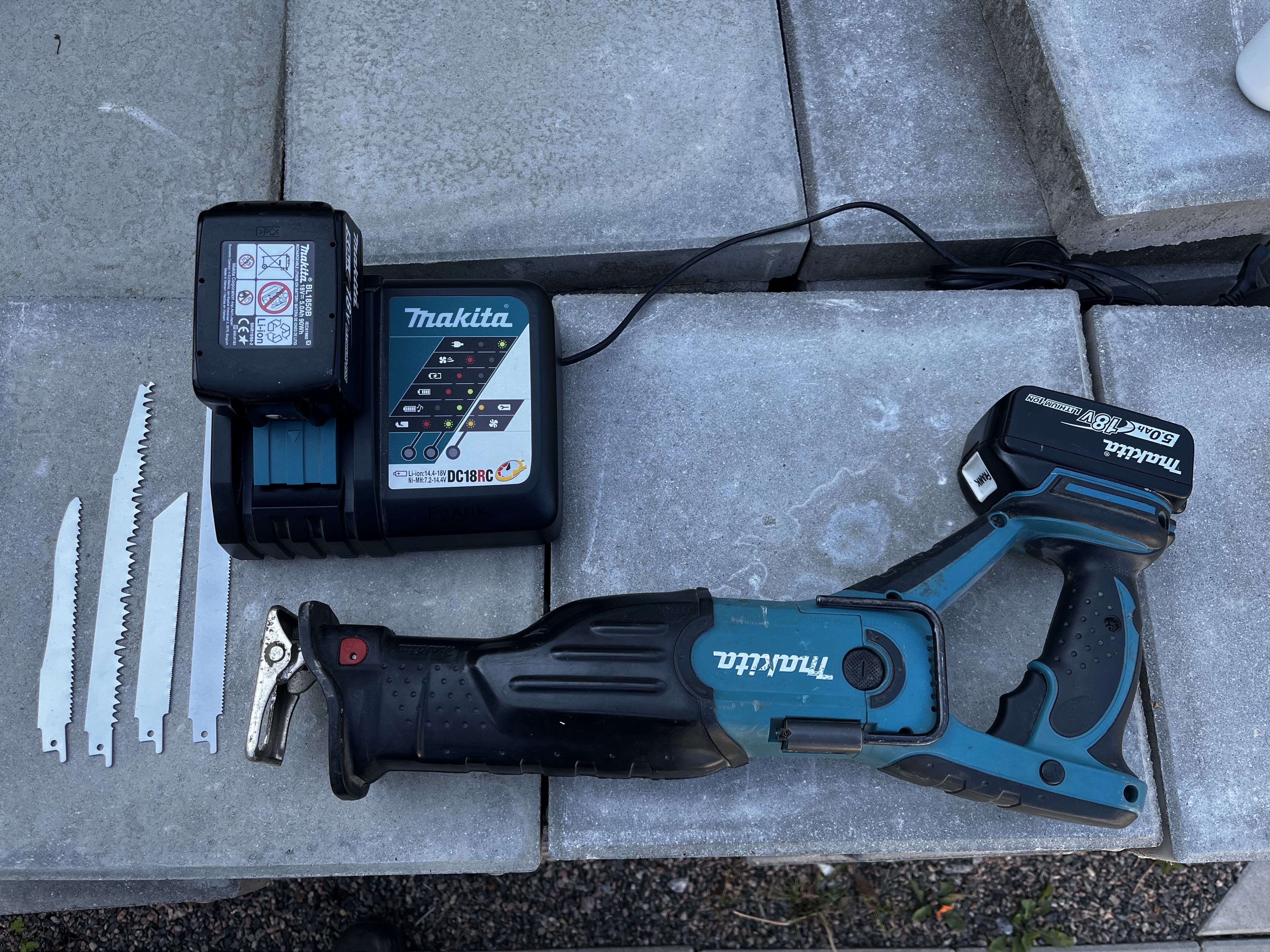 Batteridriven makita tigersåg 18v