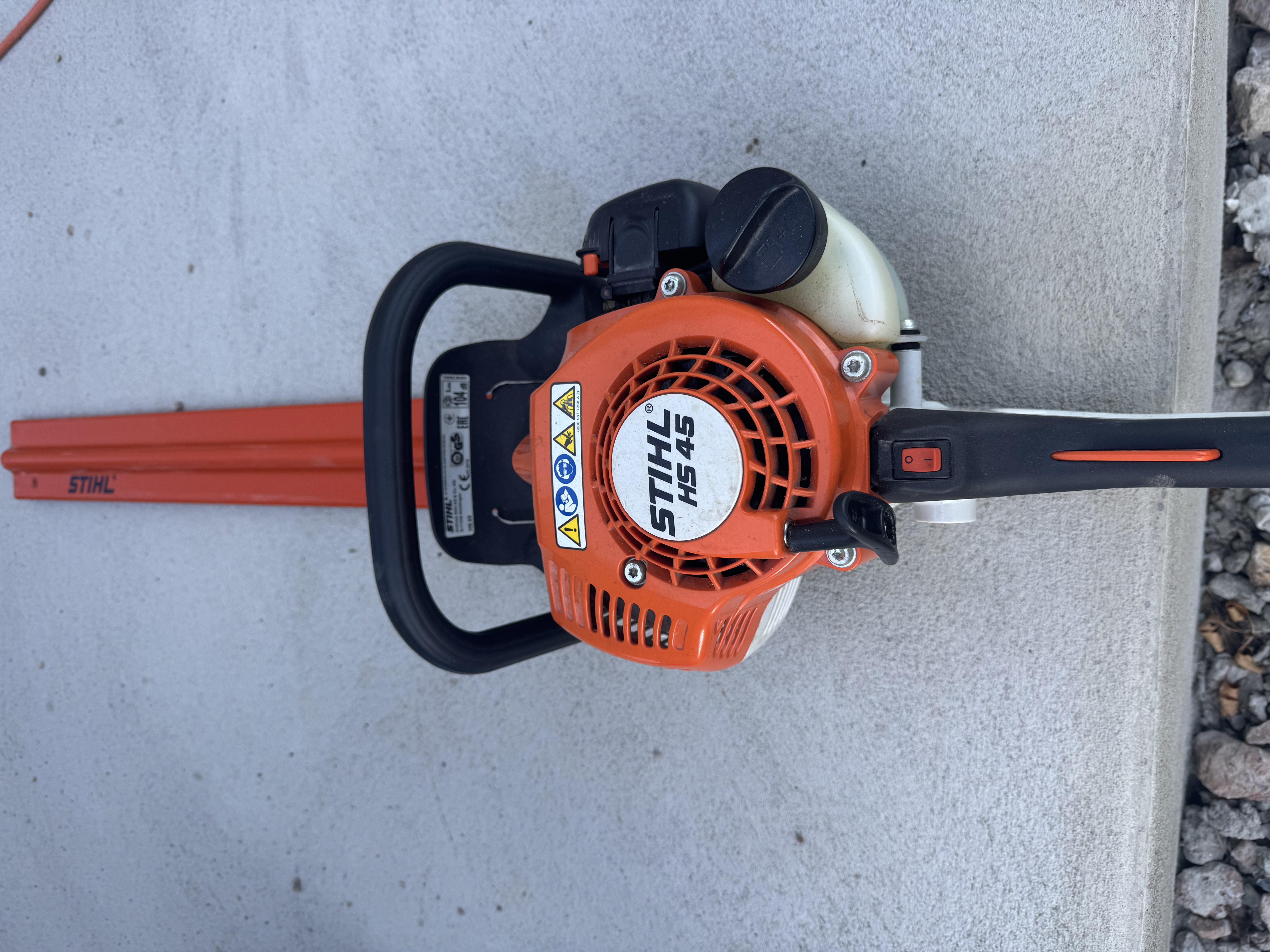 Stihl hs 45 - bensindrevet hekksaks