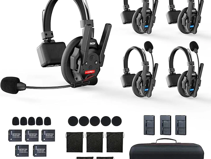 Synco xtalk xpro 2-way intercom headset system 5 units