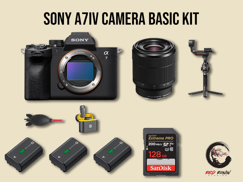 Sony a7iv camera basic kit