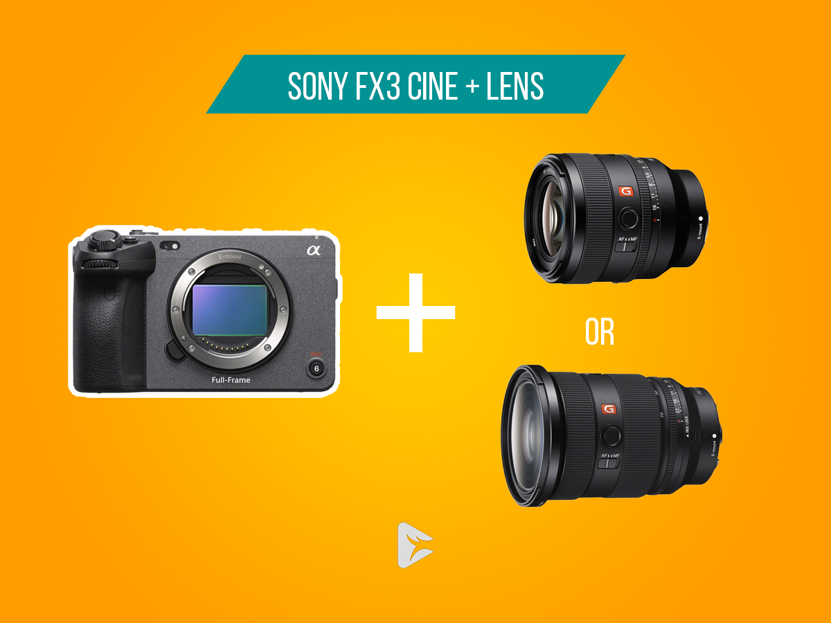 Sony fx3 + 24-70 gm ii or 50mm 1.4