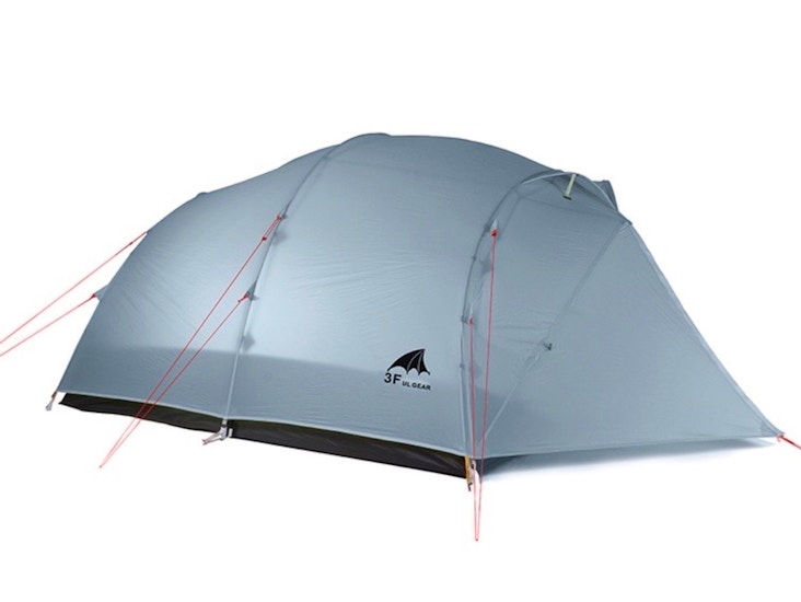 Lätt 4 personer tält(2.8kg) 3f ul