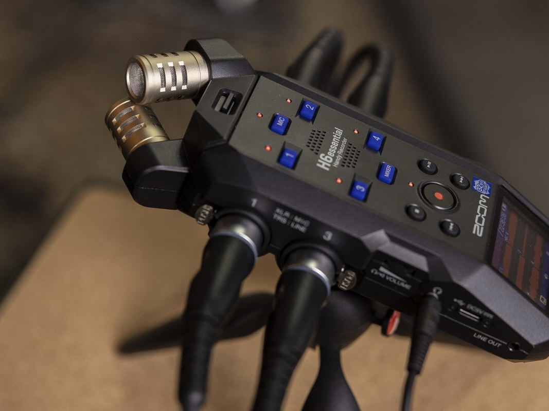 Zoom h6 essential – mångsidig fältinspelare (32-bit float)