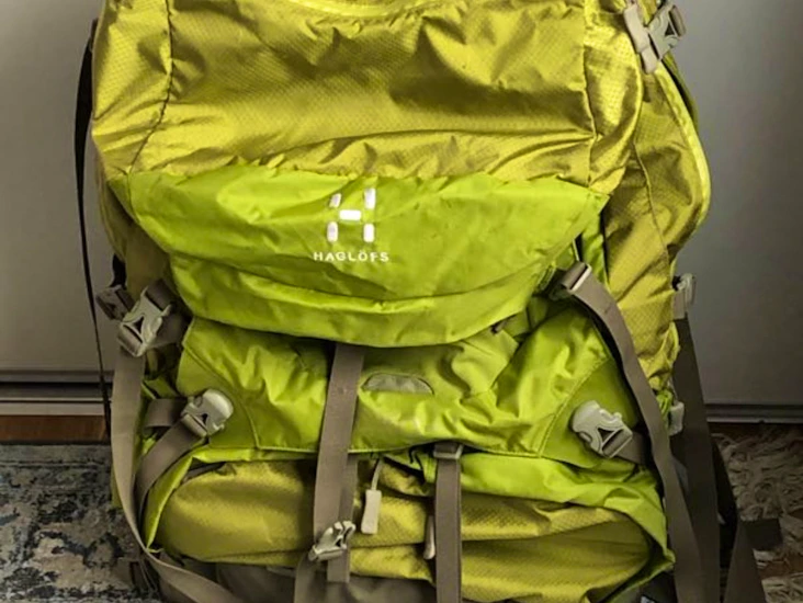 Haglöfs oxo ryggsäck 60 l i fräscht skick!