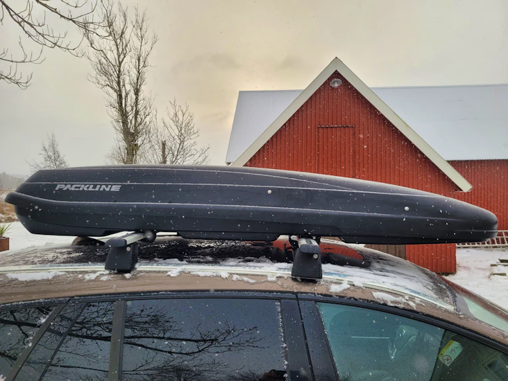 Packline takbox med volvo takräcken