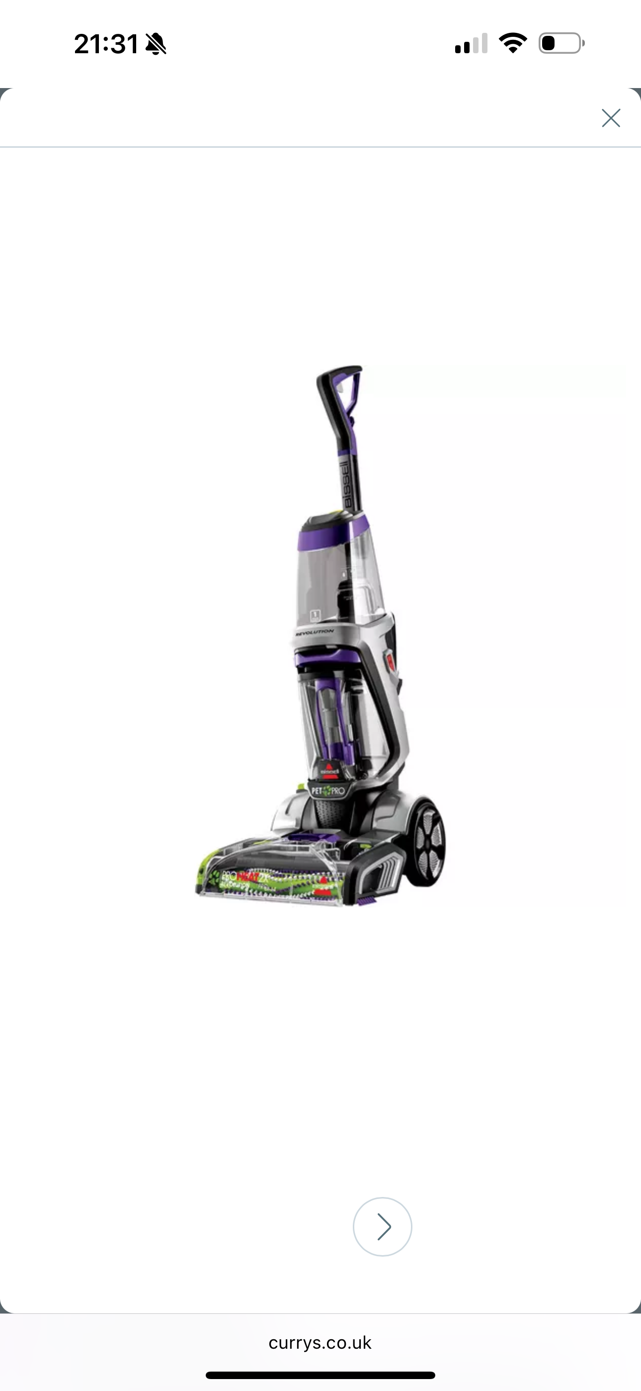 Bissell pro carpet cleaner 