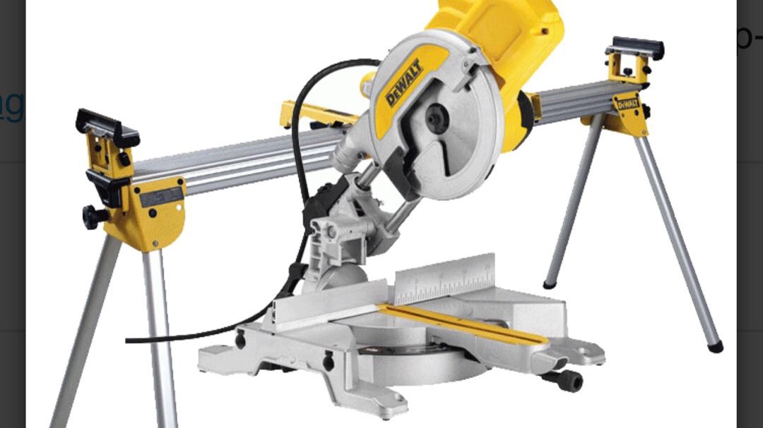 Dewalt kap o gersåg med långa bordet 