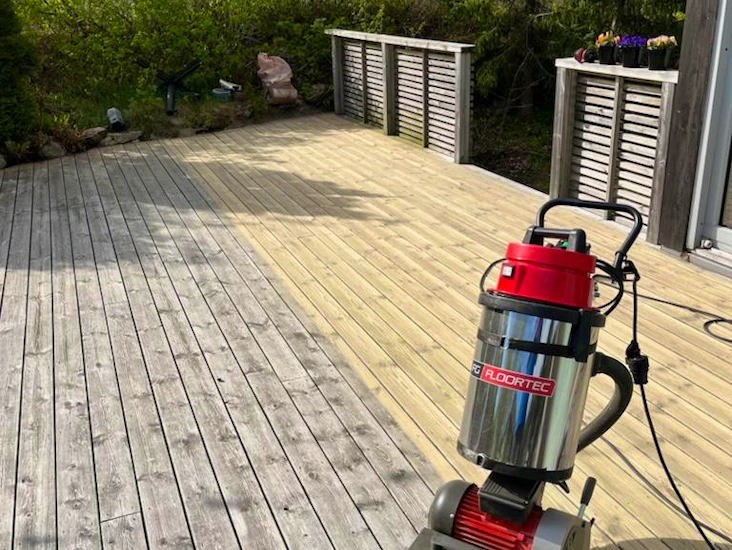 Komplett og proff terrassesliper-pakke (blitz + randy 2 maskiner)