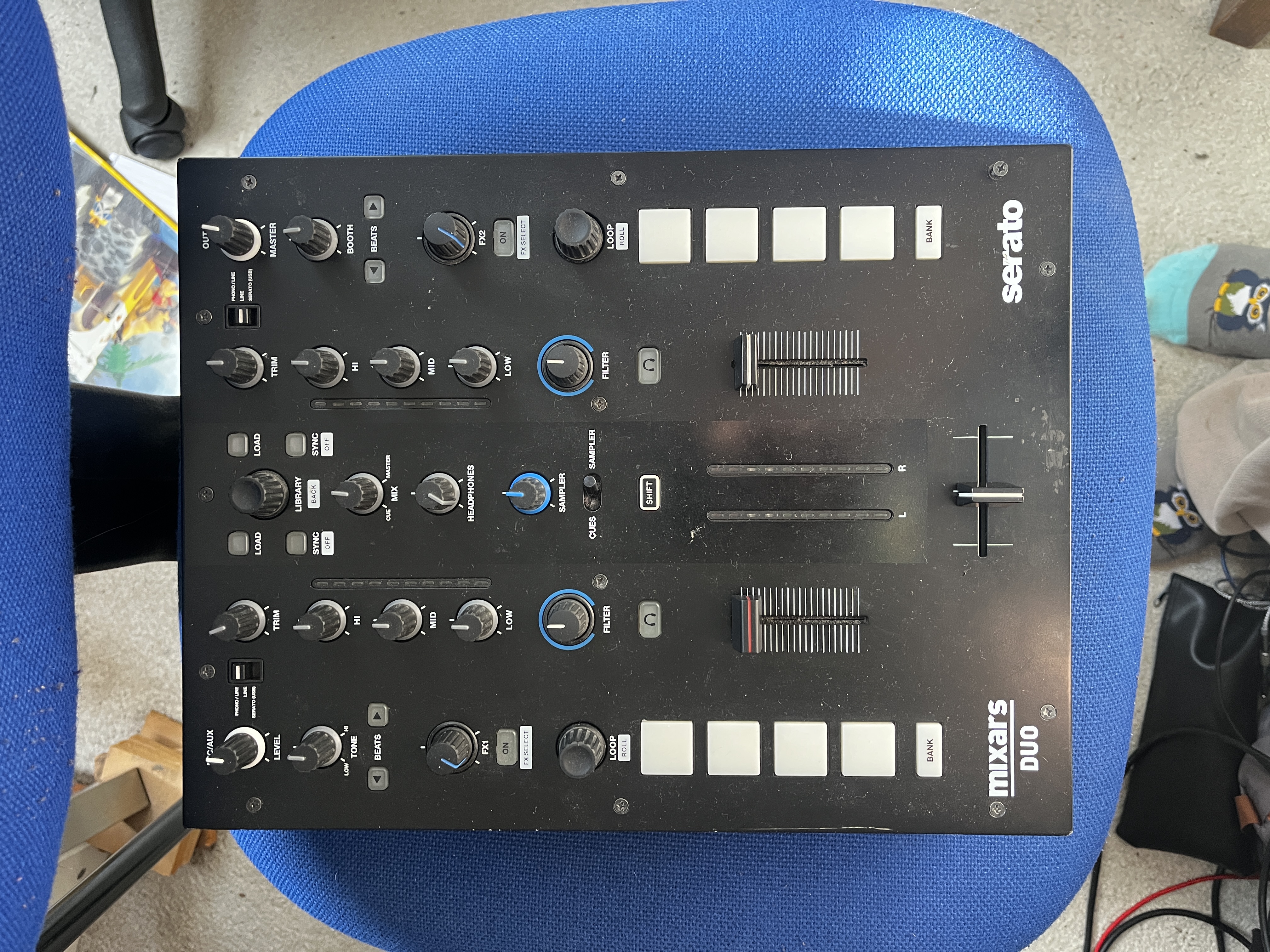 2 channel dj mixer mixars duo