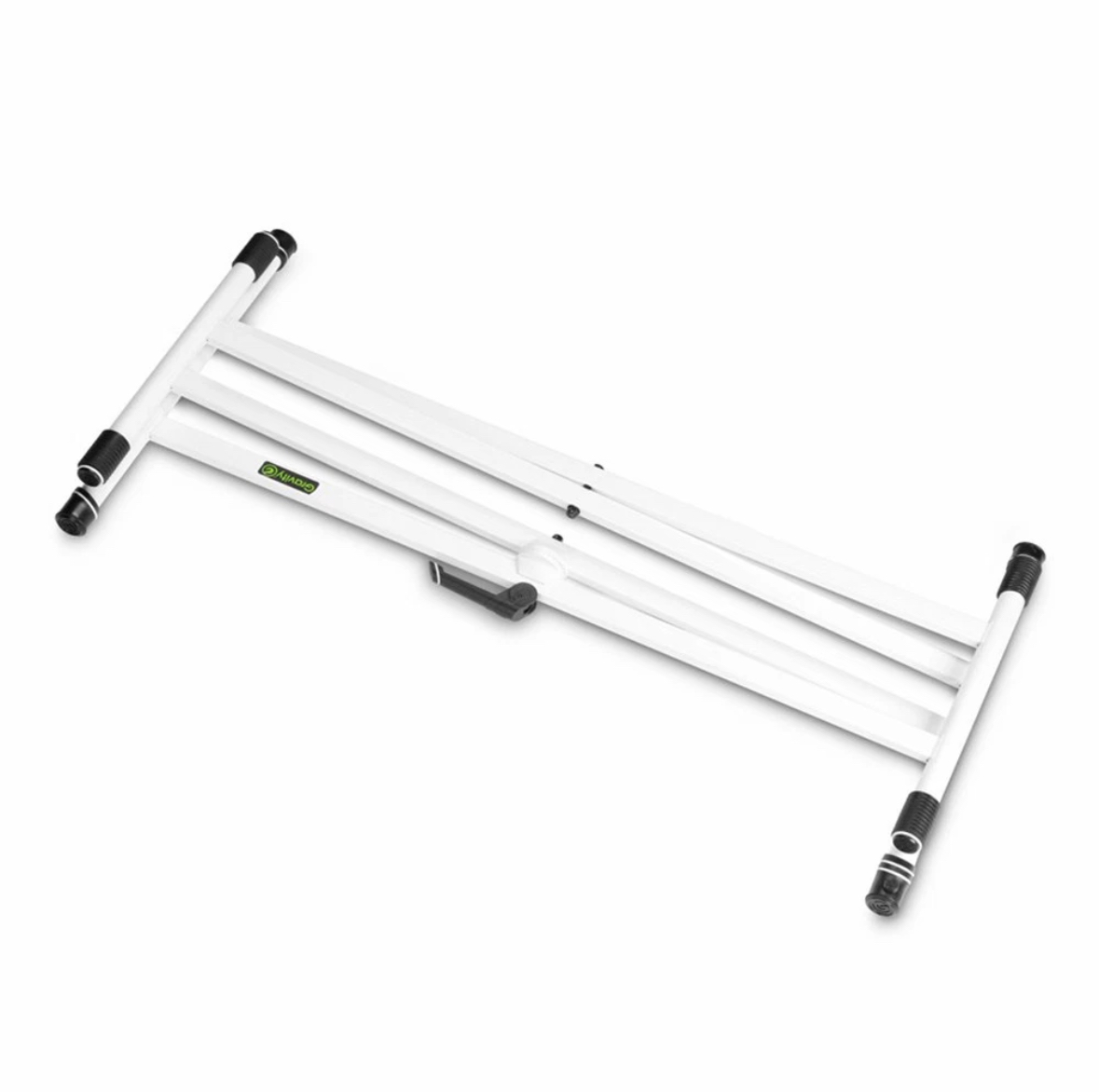 Gravity ksx 2 w keyboard stand x-form double white piano studio musician