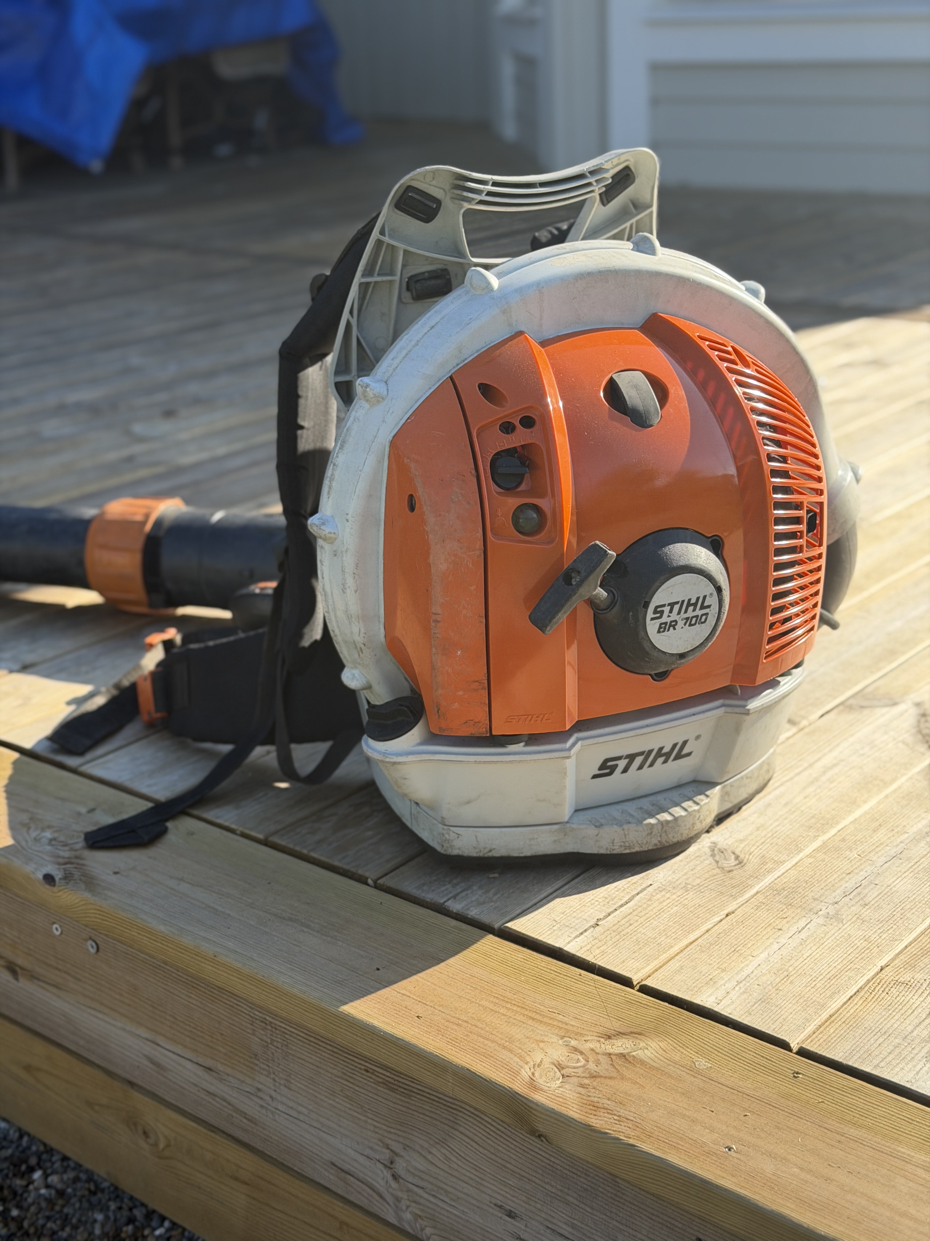 Extremt kraftfull lövblås stihl br700