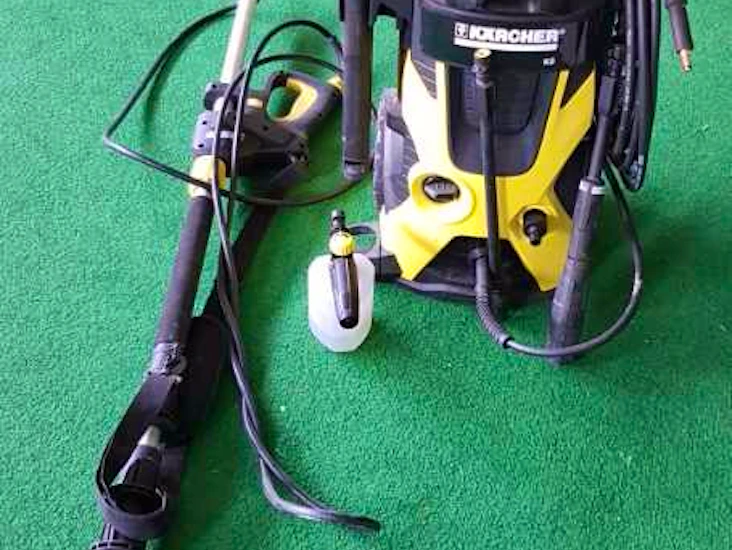 Högtryckstvätt med teleskop munstycke