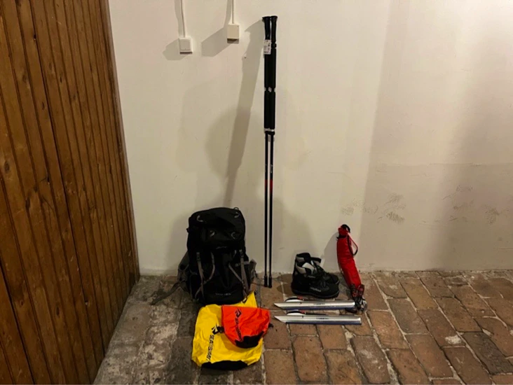 Komplett paket - långfärdsskridskor stl 42 / 43