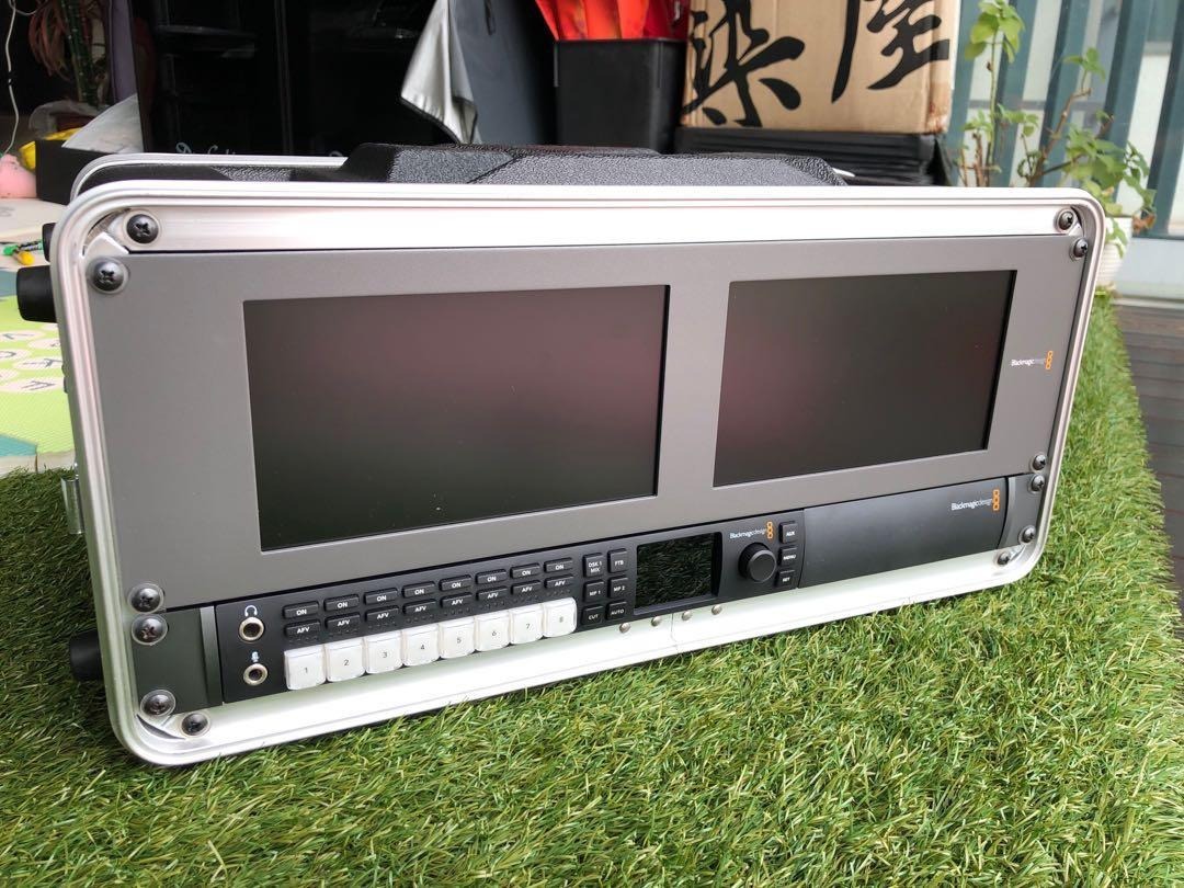 Blackmagic view duo dobbel 8" monitor & rack