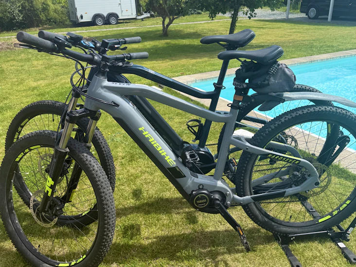 Haibike hardtail electric mountain bikes. small, medium and large