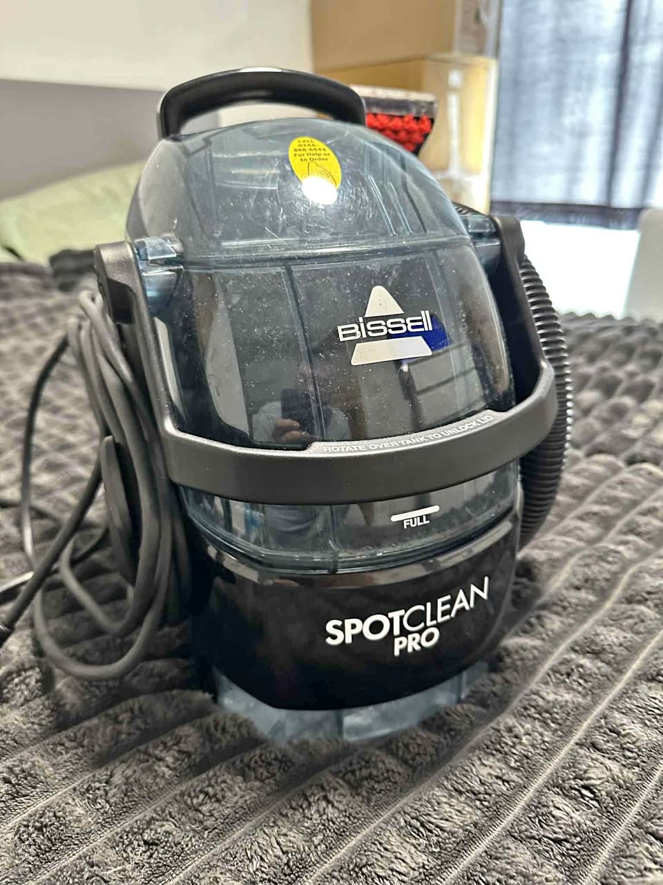 Bissell spotclean pro carpet & upholstery cleaner hire | deep stain remover | portable carpet washer | new milton / new forest