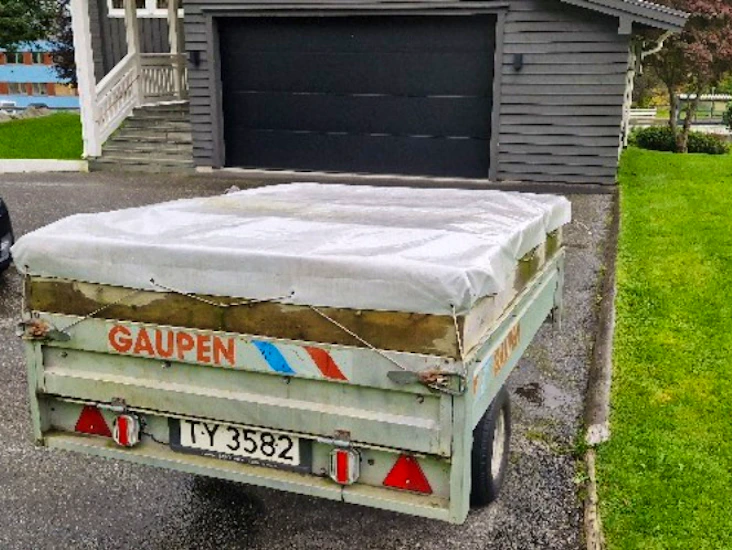 Gaupen tilhenger med brems