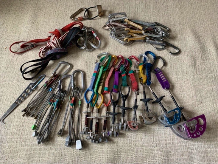 Komplett utrustning för tradklättring