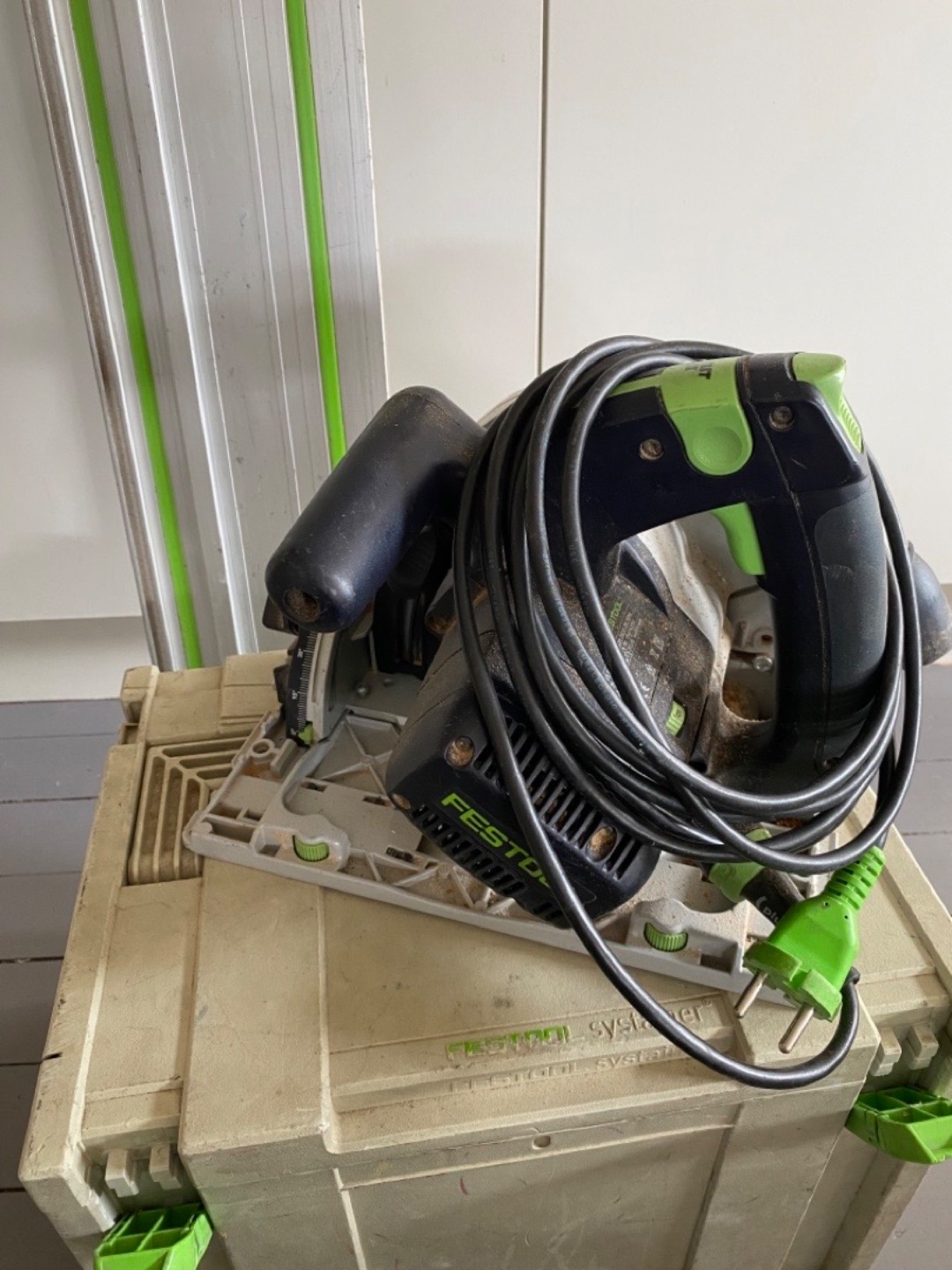 Festool dykksag med skinner