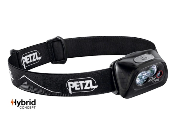 Pannlampa petzl actik core (uppladdningsbar)