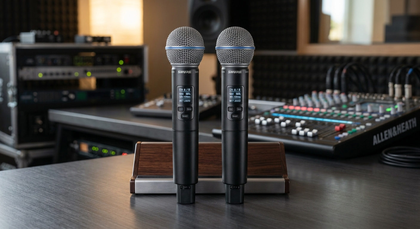 Dual basic wireless microphone