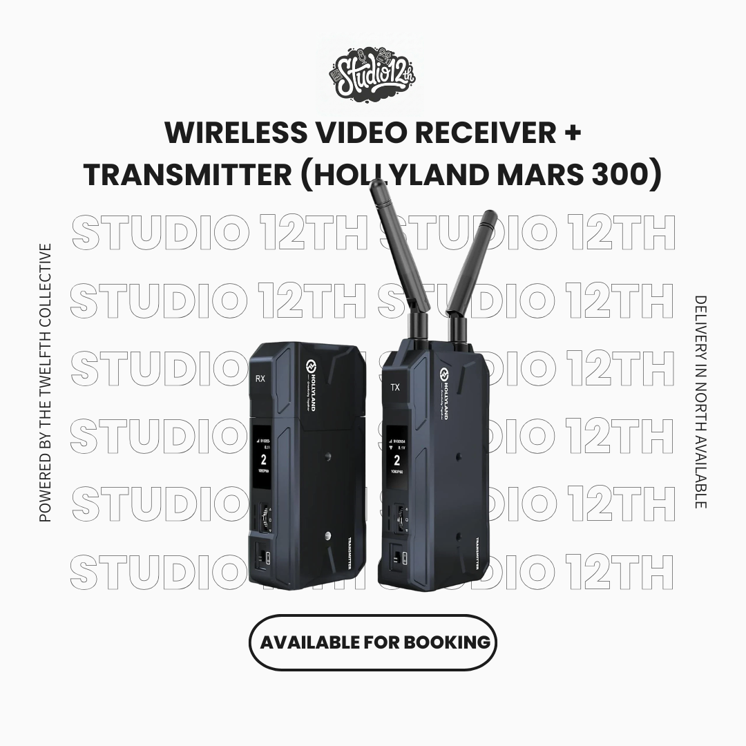 Wireless video receiver + transmitter (hollyland mars 300)