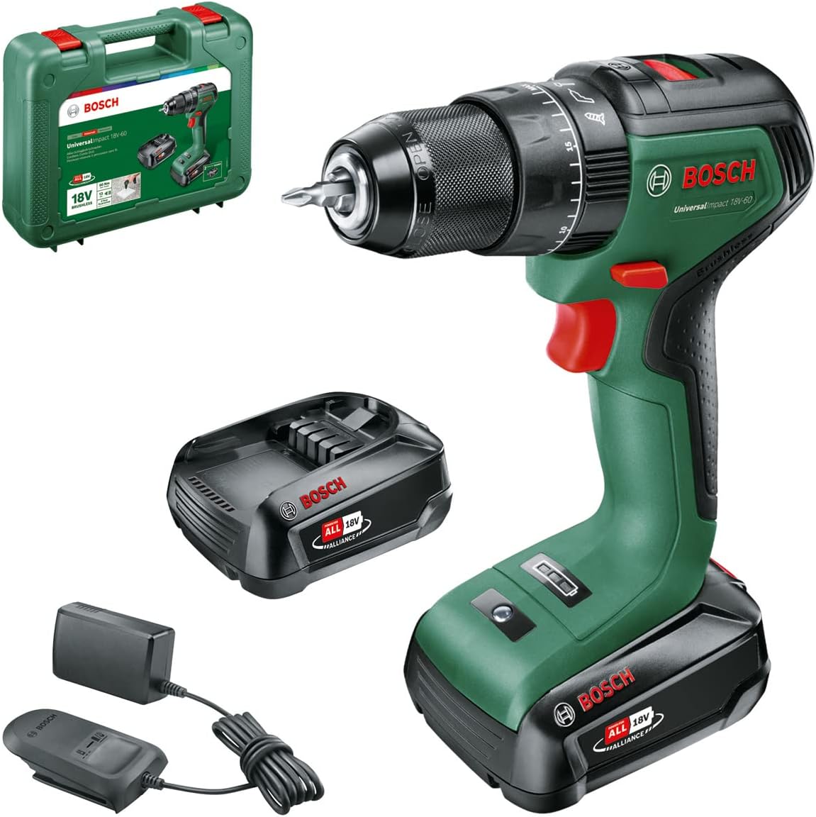 Bosch cordless combi drill & bits