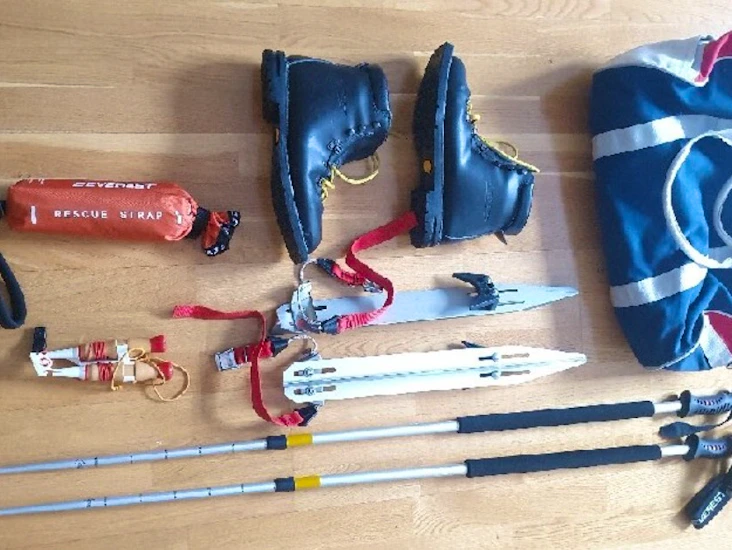 Långfärdsskridskor paket med allt som behövs