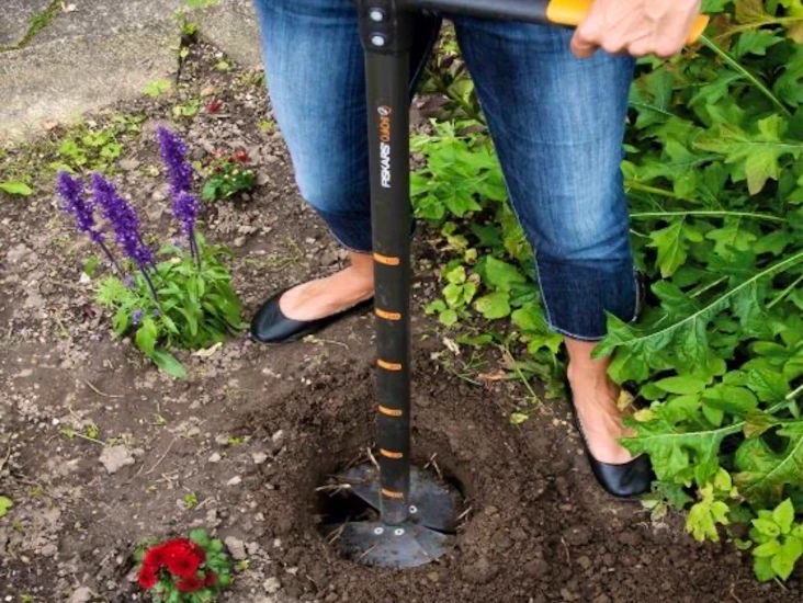 Jordbor fiskars quickdrill ø150mm