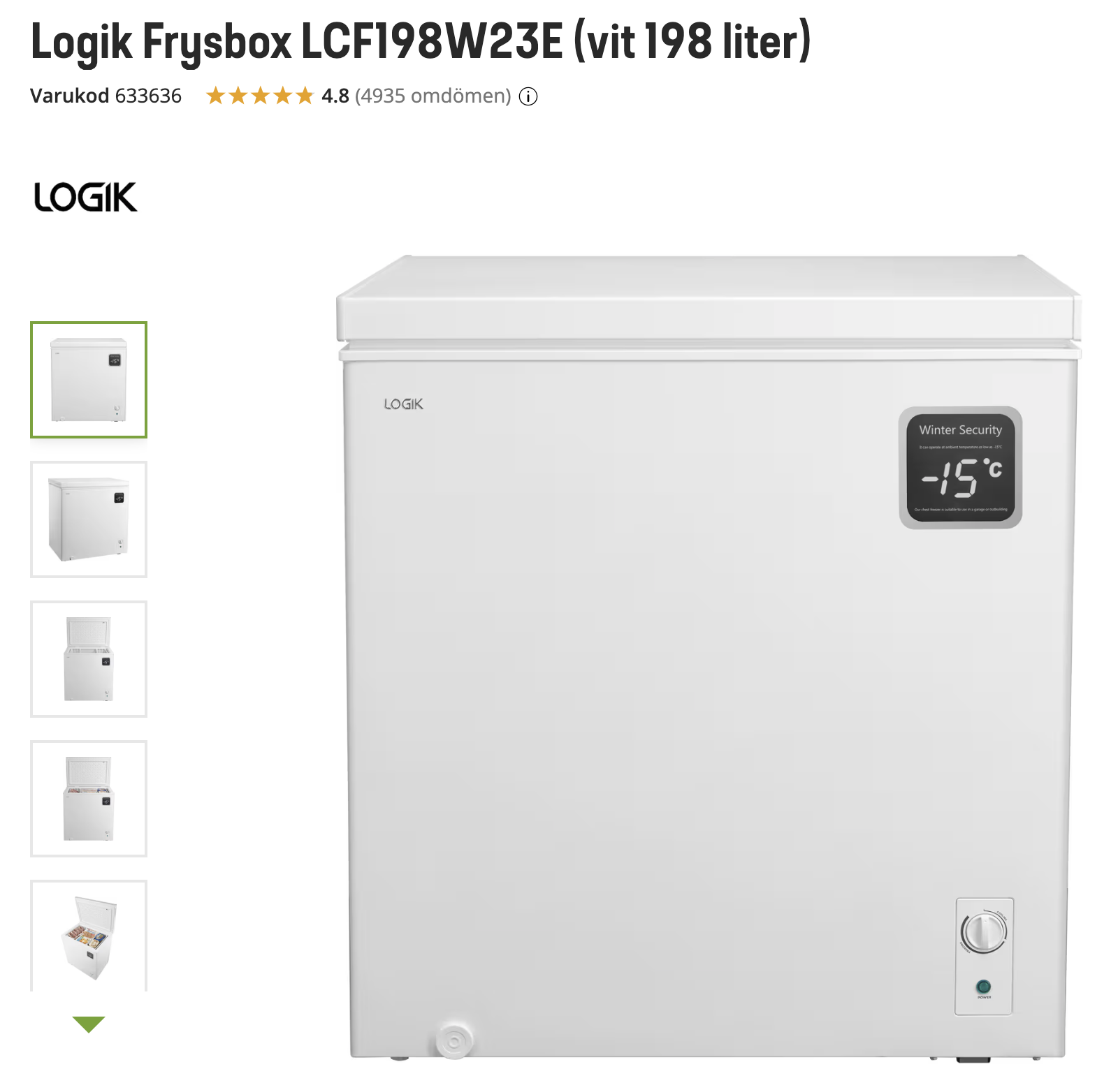 Frys / frysbox