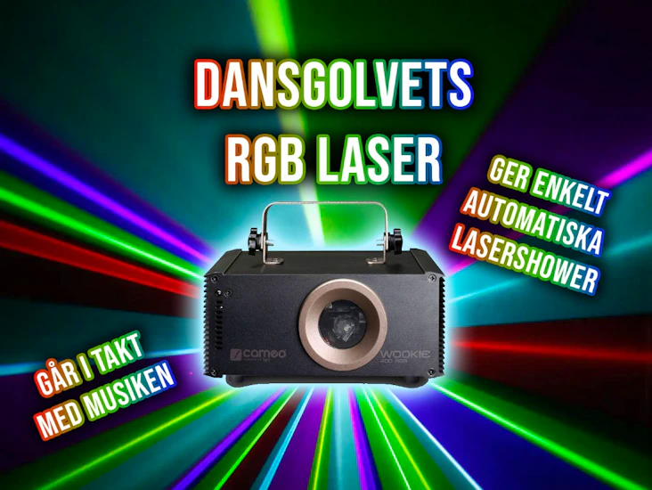 Enkelanvänd professionell rgb-laser
